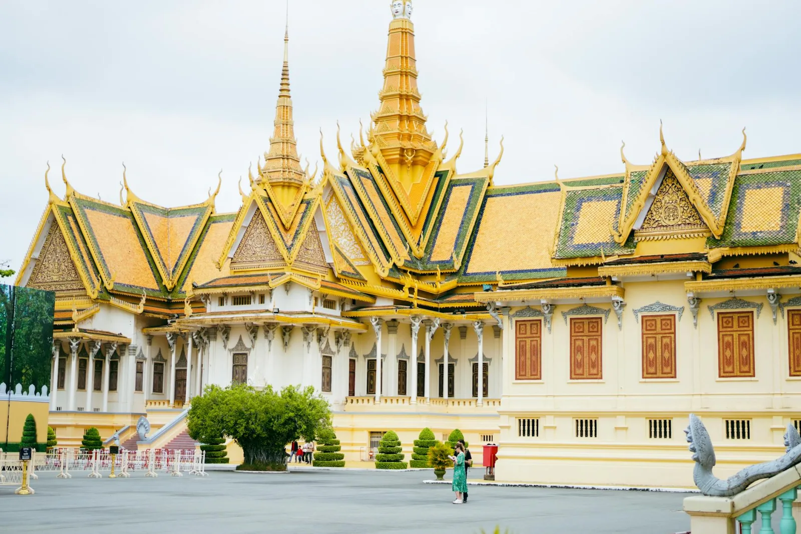 Palais Royal et stupa argenté de Phnom Penh